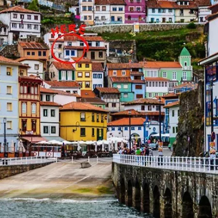 Casa De Pescadores Con Vistas Al Mar Cudillero Buitenkant foto