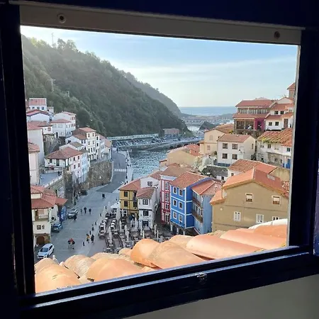 Casa De Pescadores Con Vistas Al Mar Cudillero Buitenkant foto